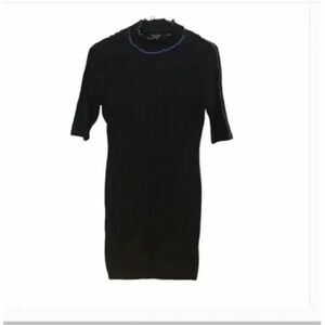 Topshop Dress Black Size 6